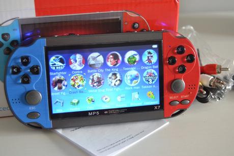 Mini konzola x7 plus prenosná, herná konzola, 