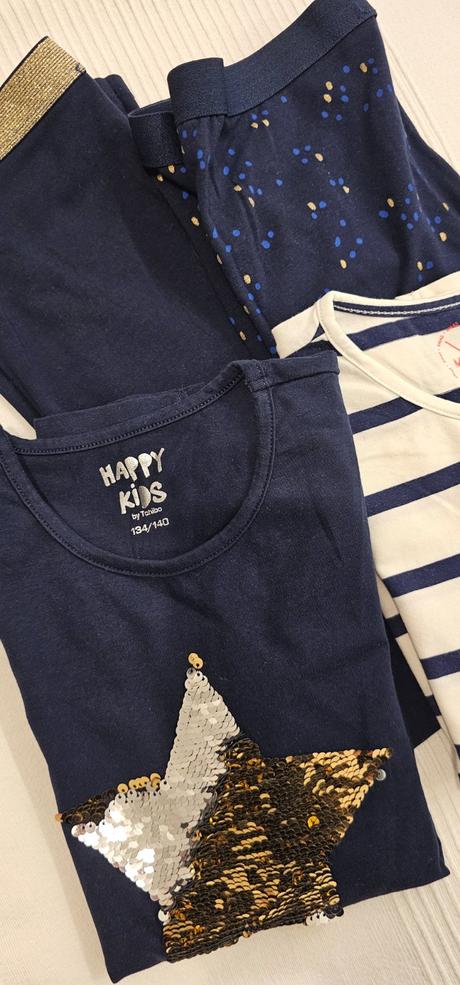 2x súprava dlhé tričko a legíny, tchibo,140