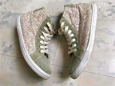 Ľanové kotníkové tenisky č. 37-37,5, 37