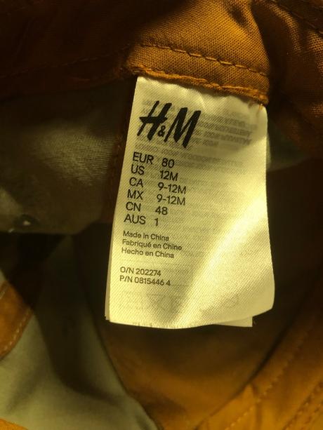 Šiltovka, h&m,80