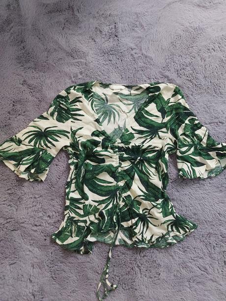 Rastlinná blúzka, h&m,36