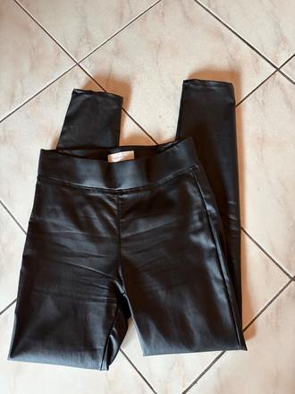 Kožené nohavice freequent 1x oblečené, fracomina,s