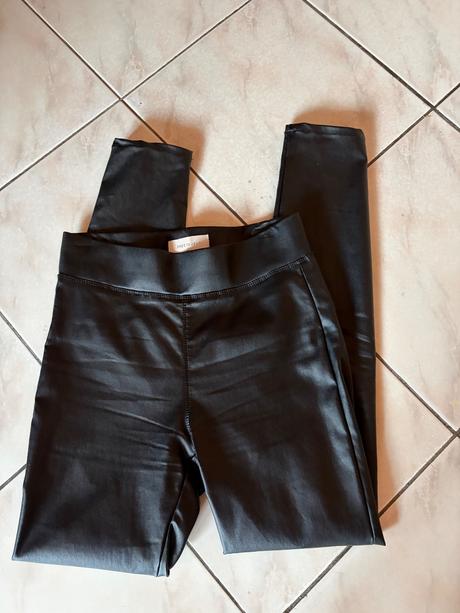 Kožené nohavice freequent 1x oblečené, fracomina,s