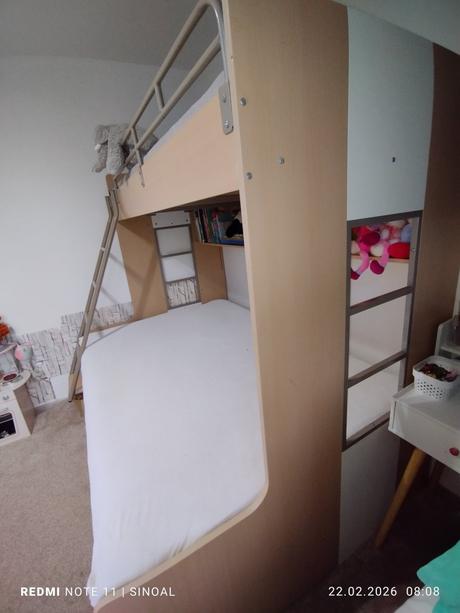 Poschodová posteľ, šírka (cm): 90,dĺžka (cm): 200