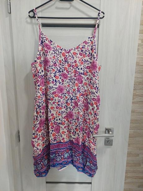 Letné vzorované šaty zeagoo veľ. 2xl, xxl