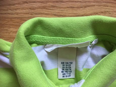 Detske polo tricko, h&m,146
