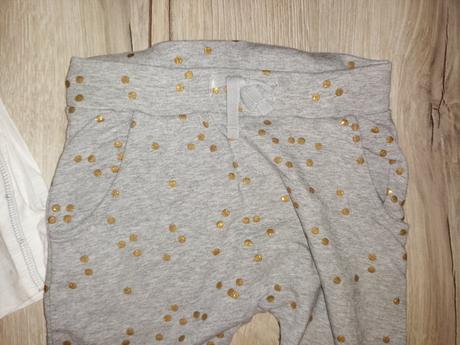 Tepláčky a tričko lindex a benetton, 122