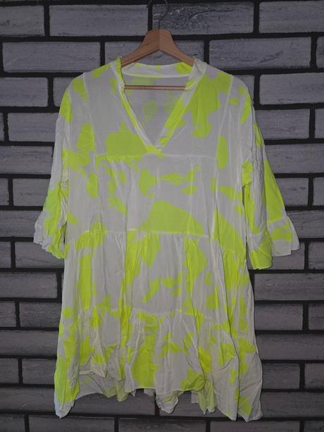 Tuniko saty neon/biela,