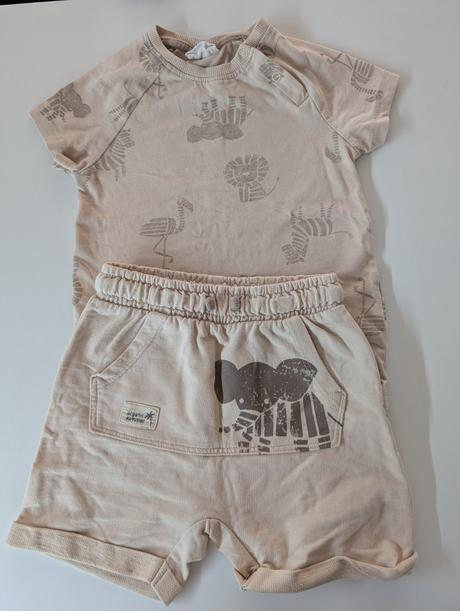 Suprava tricko + kratasy, pepco,86