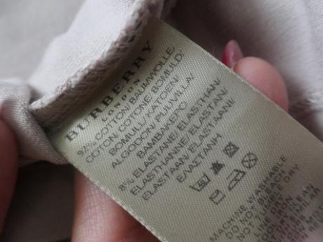 Burberry original stylovy, damsky top vel. s, burberry,s