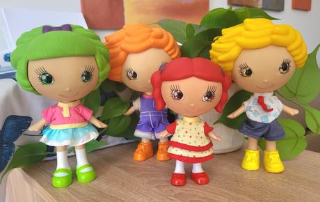 Vzácne retro bábiky fruit kiss kids (gigo),
