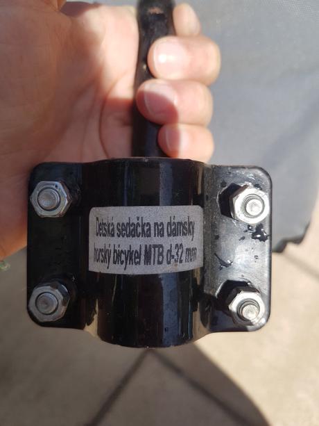 Detská sedačka na dámsky bicykel, 