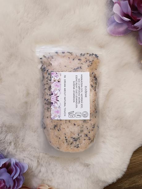 Soľ do kúpeľa - 350g/150g s esenciálnym olejom, 