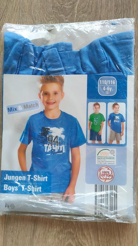 Nové chlapčenské tričko, 4-6 r., veľ.110-116, 110