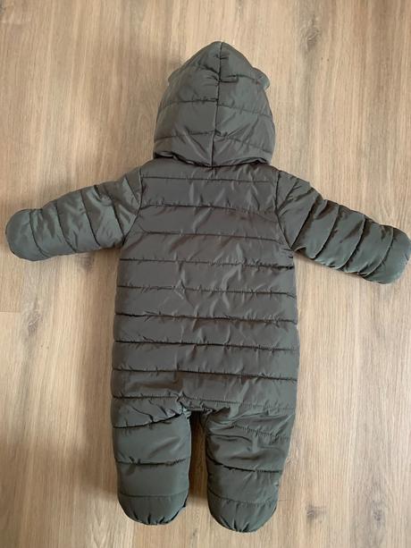 Khaki zimná kombinéza s líškou, h&m,62