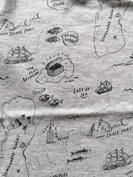 Sede námornícke triko, h&m,92