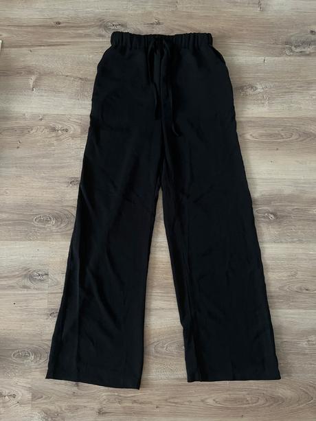 Široké letné nohavice, s