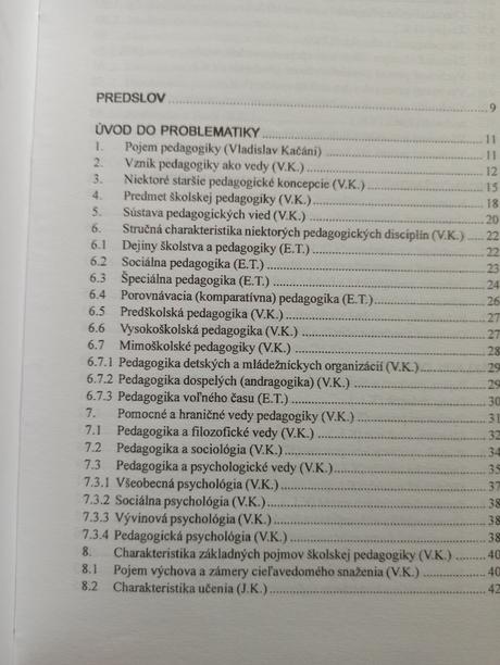 -základy školskej pedagogiky, citana, 
