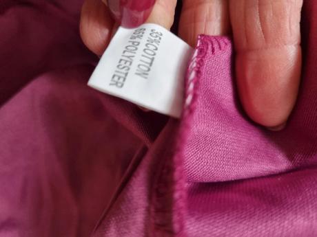 Magentové elastické šaty veľ. 36/38, s