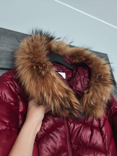 Zimna paperova bunda s pravou kozusinkou, m