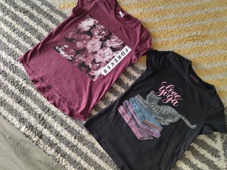 Tričká kvetinkové a mačkové, lindex,134