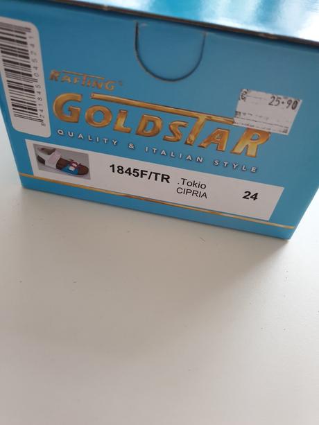 Korkove sandalky goldstar, 24