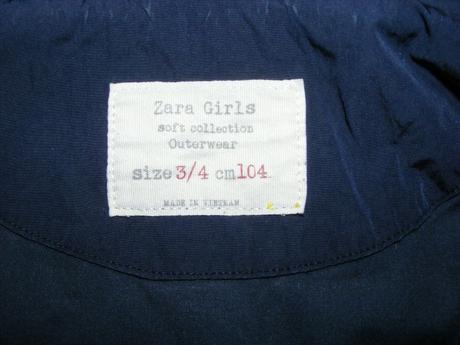 Jesenná bunda zn. zara, zara,104
