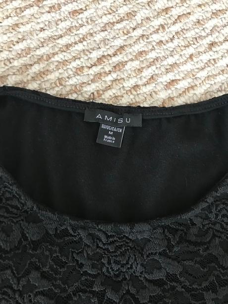 Čipkovaný top, amisu,s