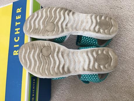 Kožené sandálky, richter,35