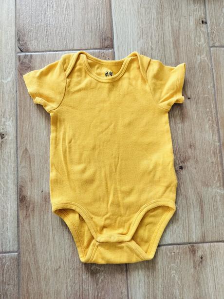 Body žlté, h&m,68