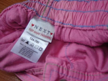 Vyšívané podšité nohavice next, next,74