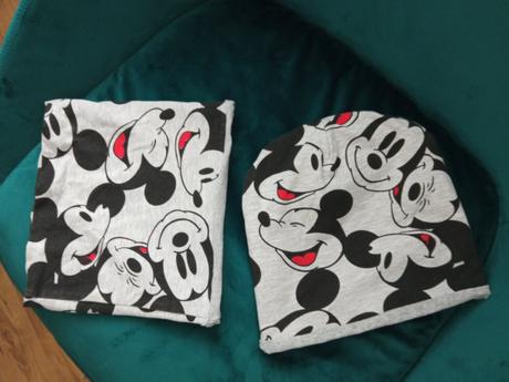 Mickey mouse set čiapka nákrčník, 92