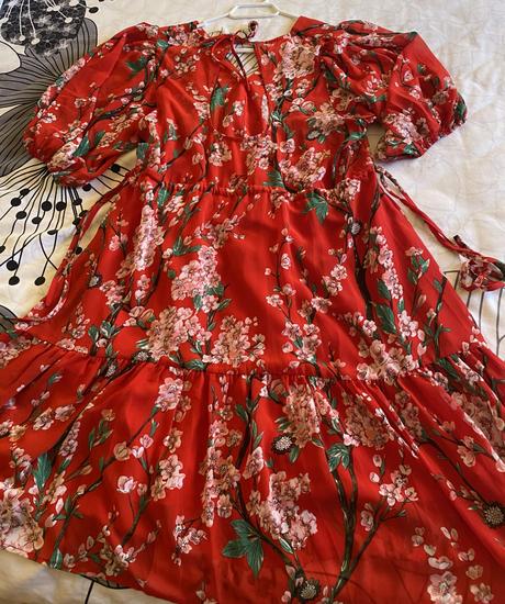 Letné podšité kvetové šaty bodyflirt v. 42, bonprix,42