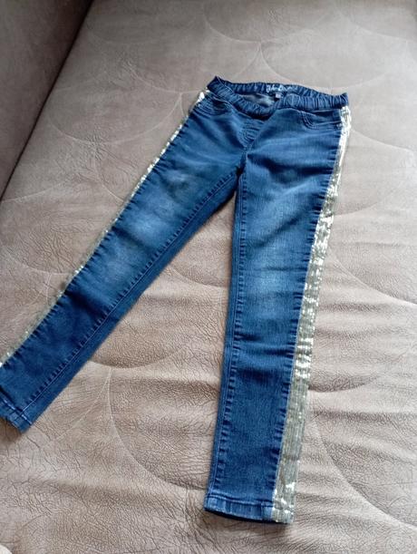 Rifle s flitrami  elastické, bonprix,140