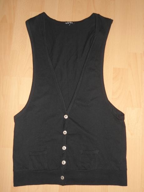 Cierna dlha vesta, gate,m