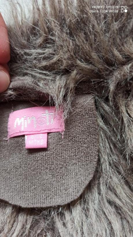 Kožušinová vesta 68-80, minoti,74