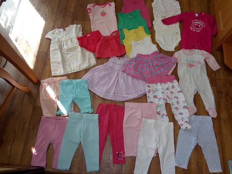 Balik dievcen.oblecenia jar/leto 74/80 top stav, 68–80