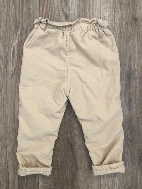 Zateplené nohavice, h&m,92