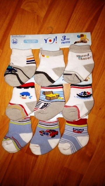 Trojpack frote ponozky pre najmensich , 17 / 18