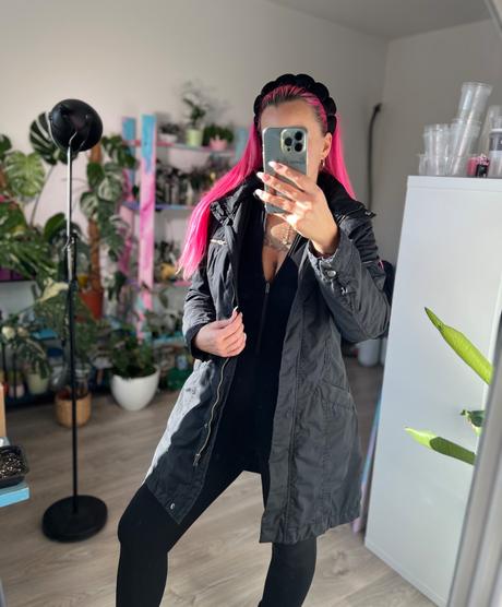 Damska parka h&m, h&m,s