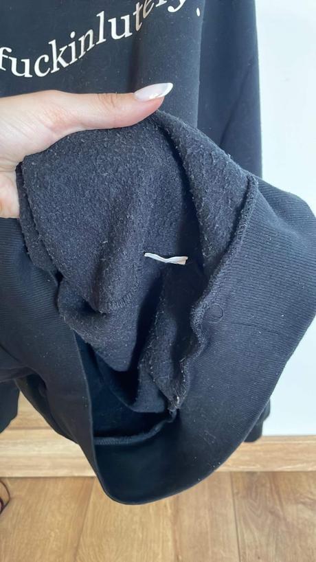 Čierna pánska mikina s nápisom, house,m