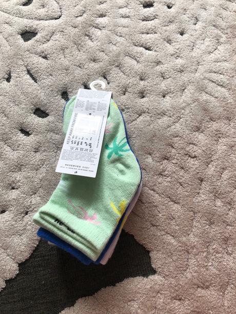 3 pary ponožiek s palmami, reserved,22