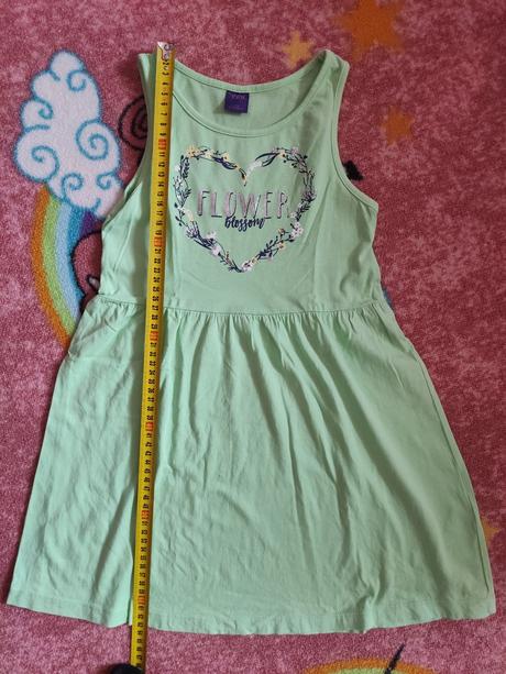 Krásne šaty veľ 128 čistá bavlna, 128