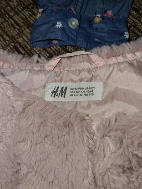 Tunika s kožušinkou h&m 134/140, h&m,134
