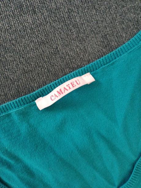 Tyrkysový sveter, camaieu,m