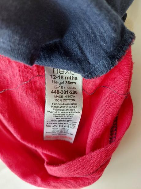 Tričko next s hviezdou, next,86