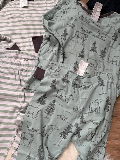 2x bavlnené pyzamko h&m, h&m,140