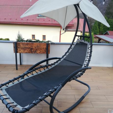 Záhradné hojdacie kreslo, 