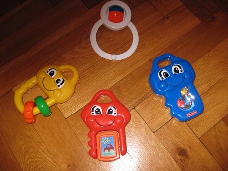 Hrajúce kľúče - fisher price, 