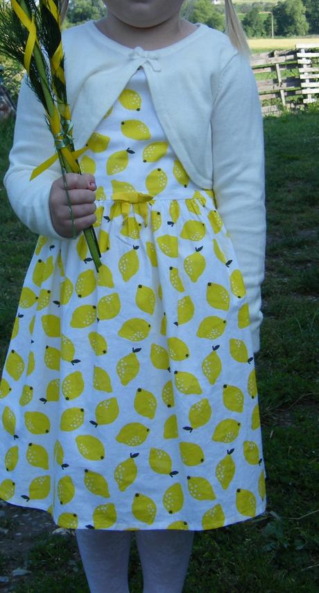 Citrónikové šaty -top stav, h&m,110